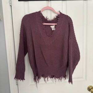 Plum Purple Sweater